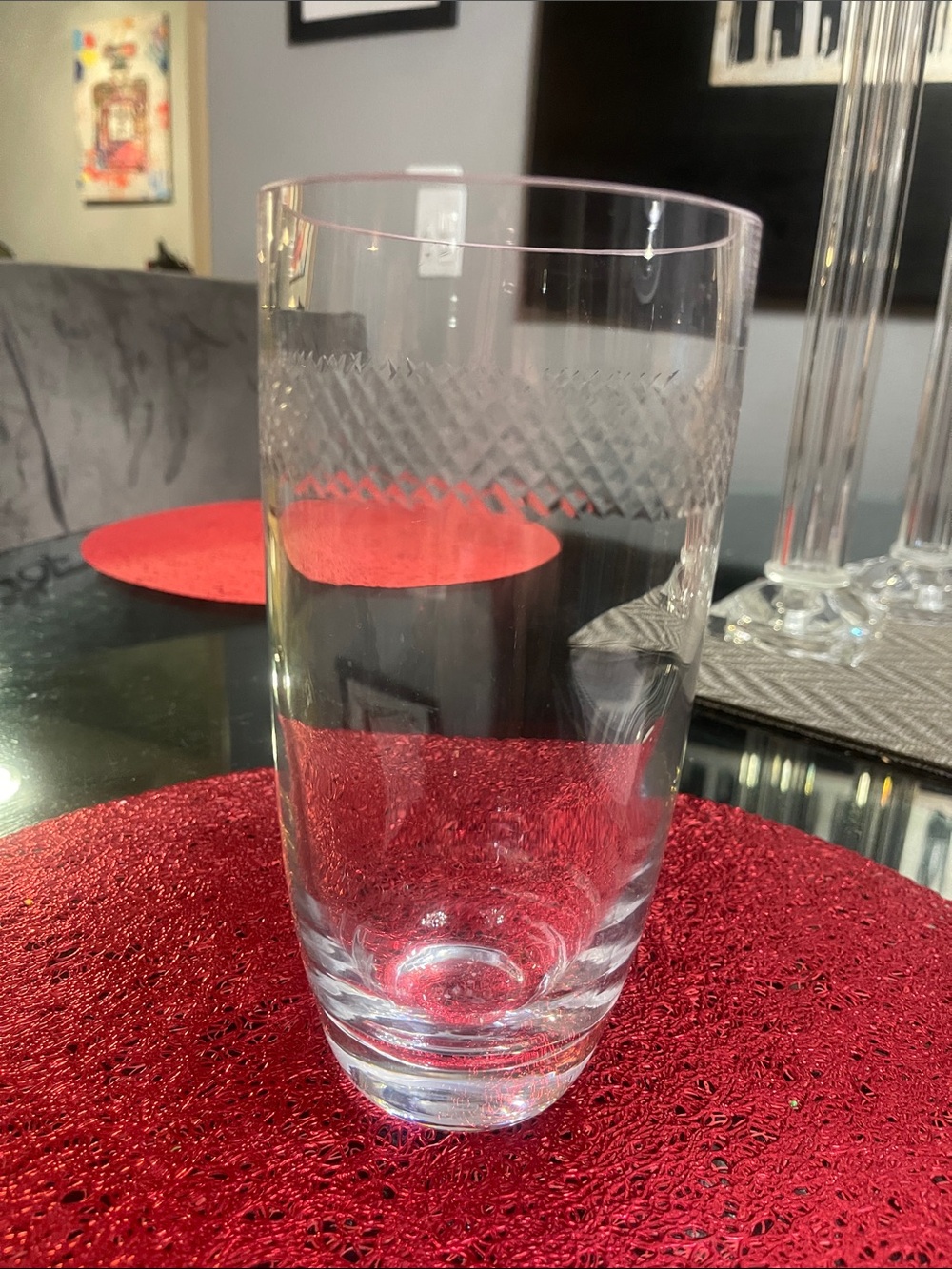 Crystal Vera Wang Vase 8” Limited Edition Piece